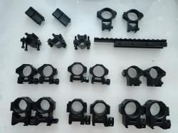 Кронштейн, кольца для прицела, переходные планки