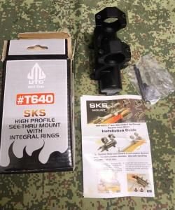 Кронштейн Leapers с кольцами 26мм для СКС.