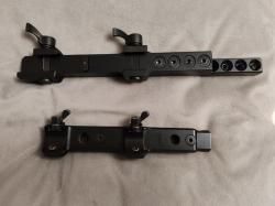 Кронштейн МАК на Blaser с отдельной планкой Picatinny+кронштейн родной Rika NV