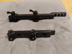 Кронштейн МАК на Blaser с отдельной планкой Picatinny+кронштейн родной Rika NV