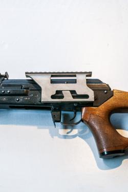 Кронштейн стальной на с планкой вивера на Вепрь 308, Вепрь 7.62х54 и им подобные