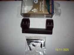 Кронштейны и кольца 25,4мм и 30мм. на ластохвост и weaver.