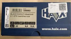 Кроссовки Haix Black Eagle Adventure 2.1 Gortex Low Olive-Rock 330053  43р