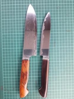 Кухонная пара.Ножи из ламината.
