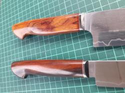 Кухонная пара.Ножи из ламината.