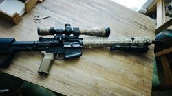 Kurbatov Arms R710 560 mm, контур heavy, хромированный ствол