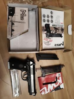 KWC Beretta M92 6ММ CO2 "FULL ТЮН" (внешний и внутренний тюн страйкбольного CO2 Blowba