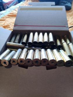 Латунные гильзы 12 кал б/у