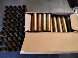 Латунные гильзы 20 калибра б/у.
