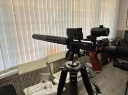 Леший-2, 6.35/600мм, коллиматор+магнифер, патроны 1 банка, чехол. Новая, без эксплуатации