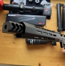 Леший 2/7.62 редуктор Хума/ колба 350мл/ цифровой манометр/ прицел