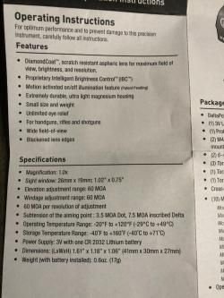 LEUPOLD DELTAPOINT REFLEX SIGHT