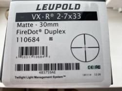 Leupold vx-r 2-7x33