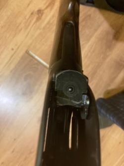 Lever. Реплика Winchester mod.1887 от Norinco