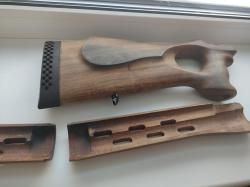 Леворукий приклад для карабина Тигр