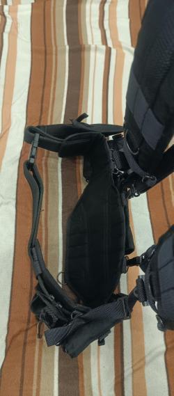 Тактический пояс (варбелт) с подсумками и лямками от Stich Profi (чёрный)