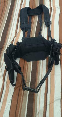 Тактический пояс (варбелт) с подсумками и лямками от Stich Profi (чёрный)