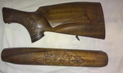 Ложа+цевье срезьбой(осенний лес)для-МР 153.