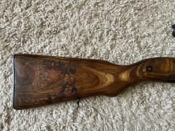 Ложе на СКС с росписью.