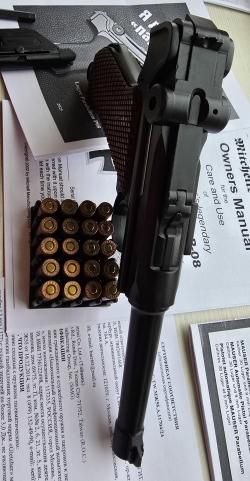 Luger Parabellum от Gletcher, 4,5 мм, тюнинг