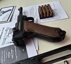 Luger Parabellum от Gletcher, 4,5 мм, тюнинг