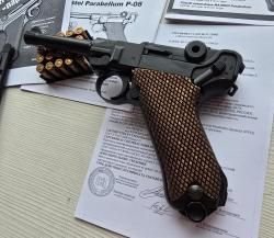 Luger Parabellum от Gletcher, 4,5 мм, тюнинг