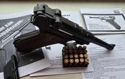 Luger Parabellum от Gletcher, 4,5 мм, тюнинг