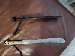 Мачета кованная 