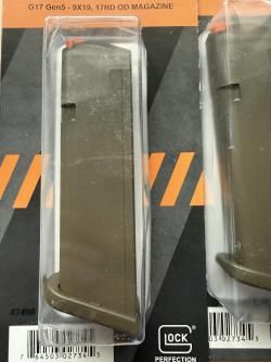 Магазин Glock 17 Gen 5, 9x19 на 17 патронов