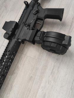 Магазин повышенной емкости (барабанный) ProMag для карабинов AR-15 на 9x19 на 50 патронов 