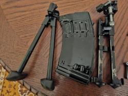 Магазин, сошки, диоптрический прицел.