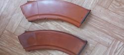 Магазины 7.62х39 бакелит ранние, с широкой юбкой.