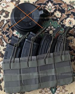 Магазины на 30 мест для Сайга, АК, Вепрь, подсумок от ССО, molle под магазины АК  