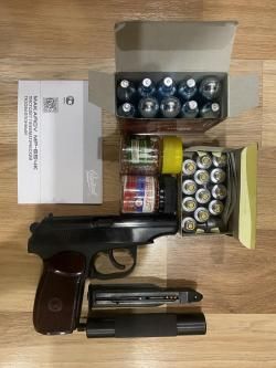 Макарова МР-654К с бородой (Байкал, 4.5 мм, стальной, металлический