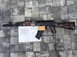 Автомат учебный "Концерн Калашников" АК74-СУ в дереве "Люкс", стационарный приклад