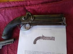 Макет ммг пистолет курковый Англия 19 век