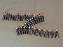 Макет ММГ пулеметной ленты ПК ПКМ МАКСИМ с патронами 7.62х54 R 50 шт 105 см