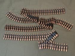 Макет ММГ пулеметной ленты ПК ПКМ МАКСИМ с патронами 7.62х54 R 50 шт 105 см