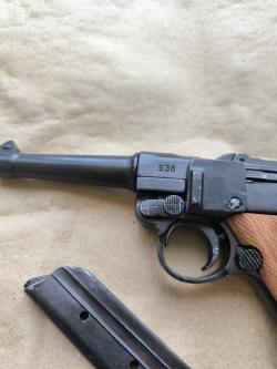 Макет пистолет Luger Parabellum P08
