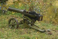 Пулемет Максим 1914 год №5523 на станке Колесникова