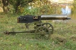 Пулемет Максим 1914 год №5523 на станке Колесникова