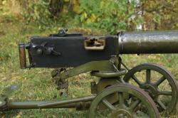 Пулемет Максим 1914 год №5523 на станке Колесникова