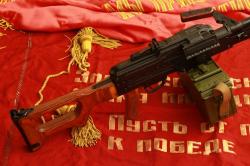 Макет пулемета Калашникова ПКМ 1974 года №ПН 176