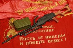 Макет пулемета Калашникова ПКМ 1974 года №ПН 176