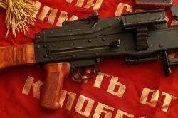 Макет пулемета Калашникова ПКМ 1974 года №ПН 176