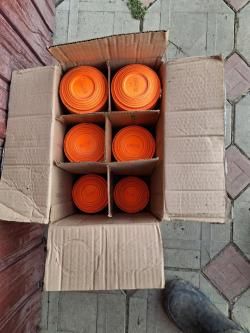 машинка для запуска тарелок + 100 тарелок