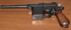 Маузер К96 (Mauser C96, или модель 712 «Schnellfeuer») шумовая модель