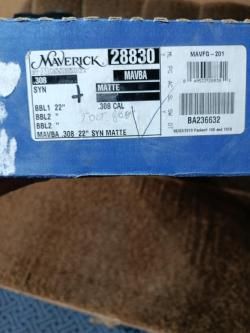 Mawerick by Mossberg 308 Win