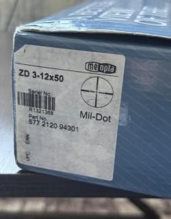 Meopta ZD 3-12x50 с подсветкой