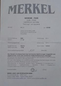 Merkel BBF B3 12/9,3×74R